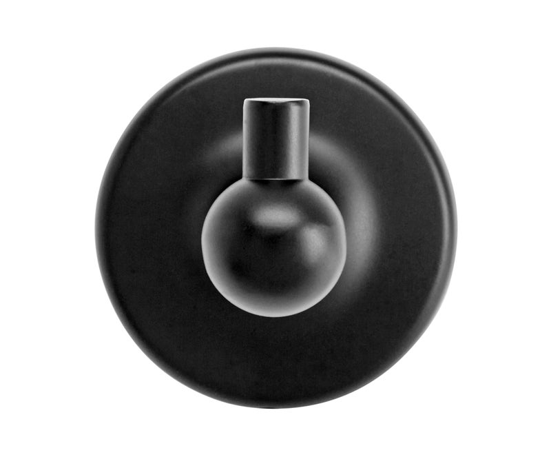 Amerock Wall Mounted Matte Black Robe Hook, Towel Holder, Single Prong Hook, Towel Hook, Bathroom Accessories, Bath Hardware, Kitchen Towel Holder - Image 1